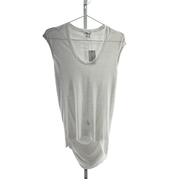 Helmut Lang Cowl Back Tank Top Sleeveless Scoop Neck Lightweight Extra Long - Picture 4 of 6